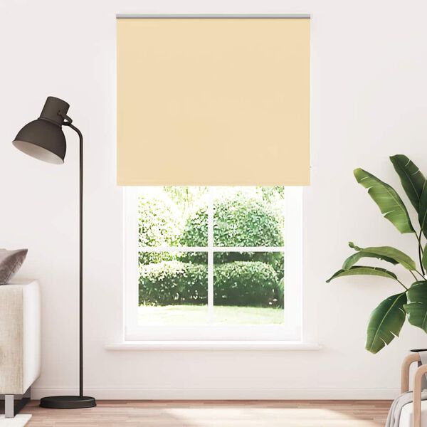 vidaXL Roller Blind Blackout &Mu;&pi;&epsilon;&zeta; 140x210 cm &Pi;&lambda;ά&tau;&omicron;&sigmaf; &upsilon;&phi;ά&sigma;&mu;&alpha;&tau;&omicron;&sigmaf; 136,6cm