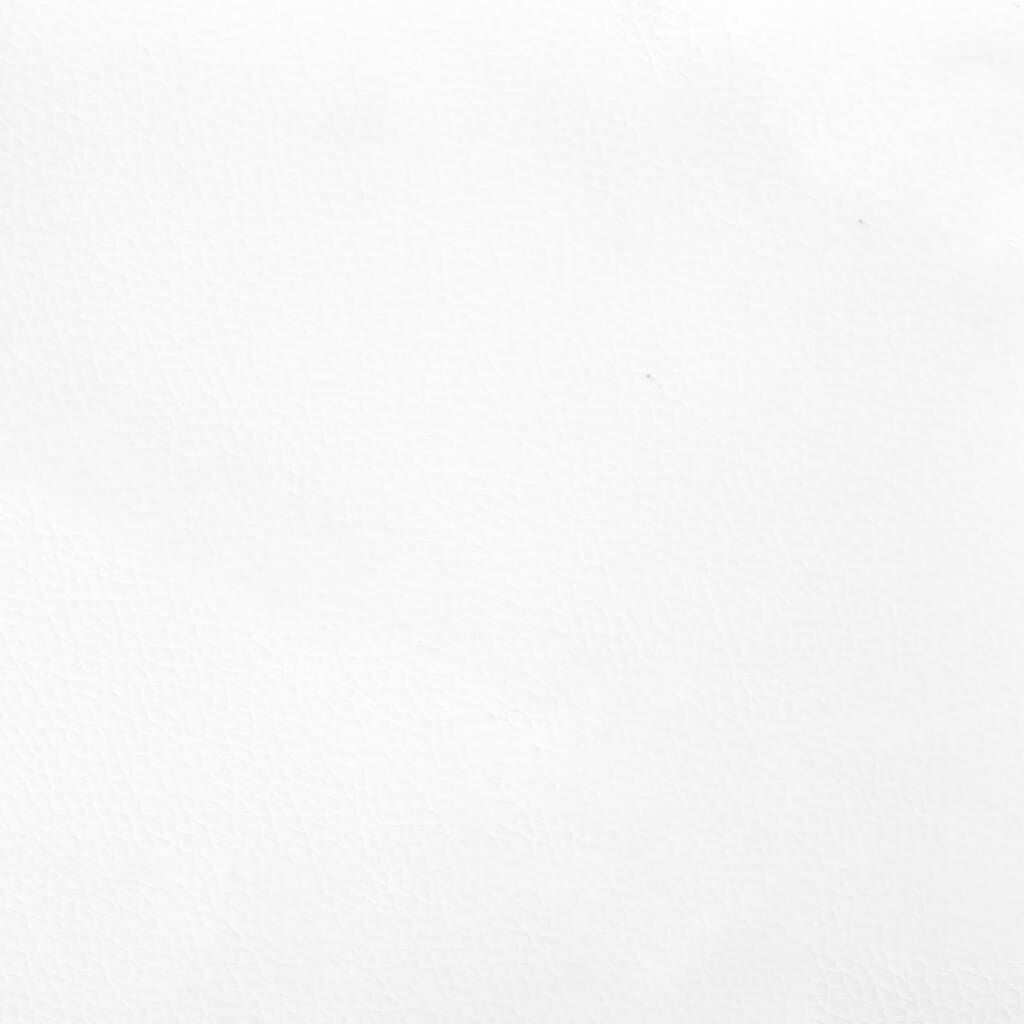 vidaXL Στρώμα με Pocket Springs Λευκό 120x200x20 εκ. Συνθετικό Δέρμα