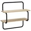 vidaXL &Rho;ά&phi;&iota; &tau;&omicron;ί&chi;&omicron;&upsilon; 2 &epsilon;&pi;&iota;&pi;έ&delta;&omega;&nu; Sonoma &Delta;&rho;&upsilon;&sigmaf; 40 x 24,5 x 61 &epsilon;&kappa;