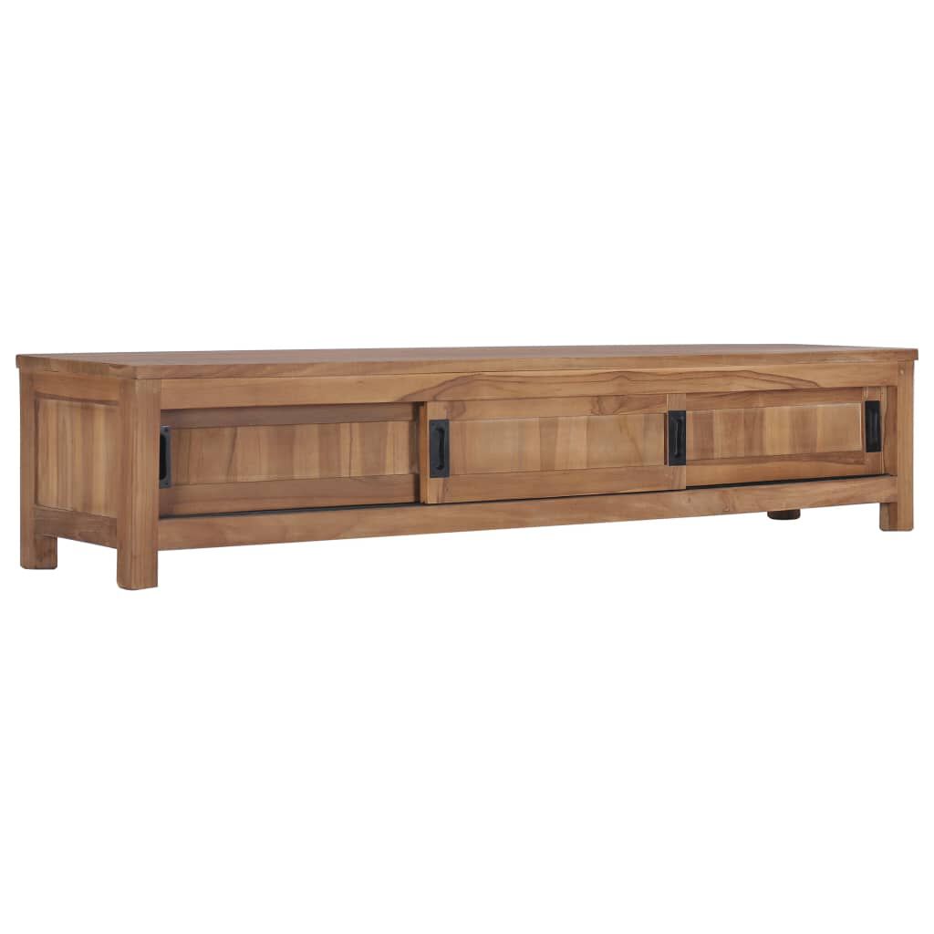 vidaXL Έπιπλο Τηλεόρασης 150 x 30 x 30 εκ. από Μασίφ Ξύλο Teak