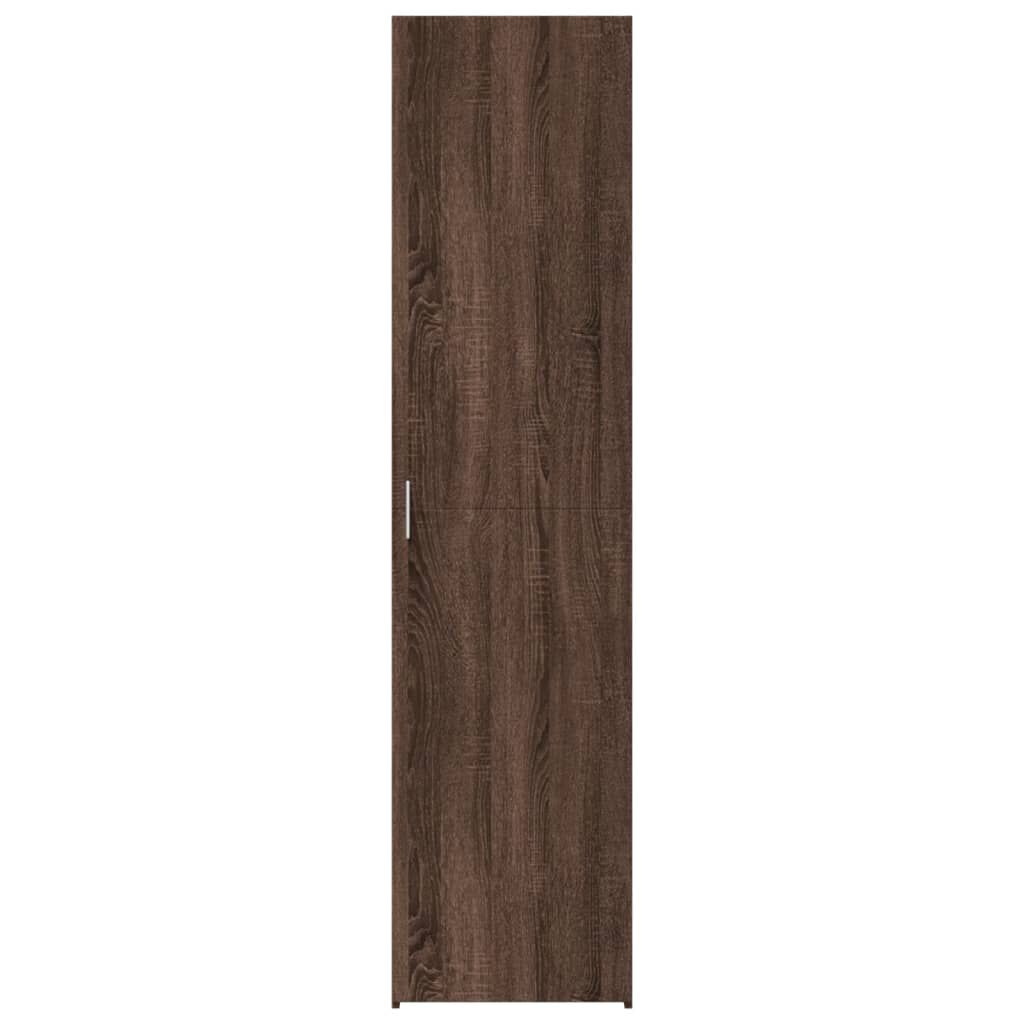 vidaXL Ντουλάπι Καφέ Δρυς 45x42,5x185 εκ. από Επεξεργασμένο Ξύλο