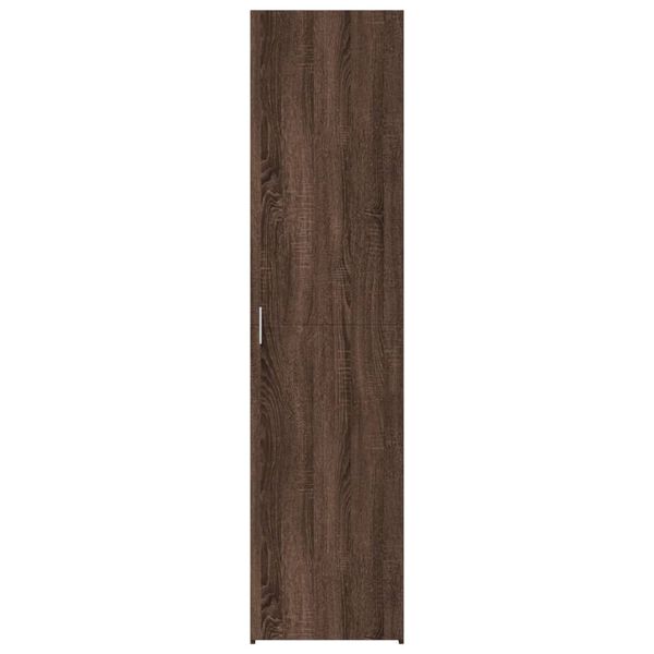 vidaXL Ντουλάπι Καφέ Δρυς 45x42,5x185 εκ. από Επεξεργασμένο Ξύλο