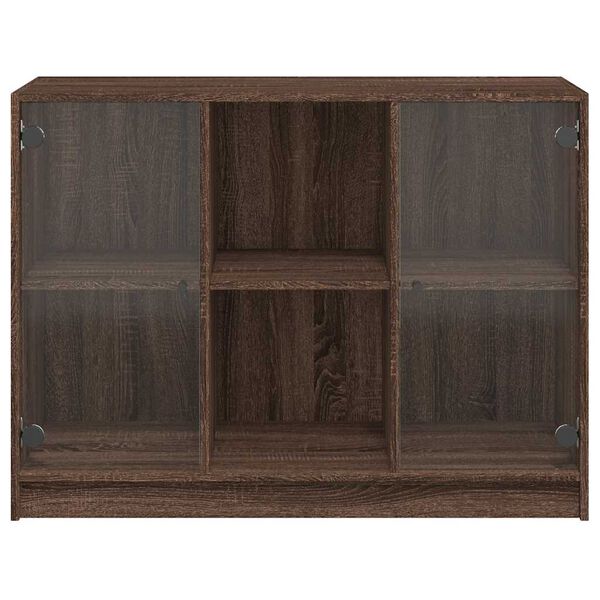 vidaXL Μπουφές Καφέ Δρυς 102x37x75,5 εκ. Επεξεργασμένο Ξύλο