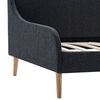 vidaXL Πλαίσιο Daybed Σκούρο Γκρι Υφασμάτινο