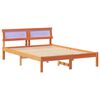 vidaXL Σκελετός Κρεβατιού Καφέ κεριού 140 x 190 cm Μασίφ ξύλο πεύκου