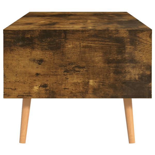 vidaXL Τραπεζάκι Σαλονιού Καπνιστή Δρυς 100x49,5x43 εκ. Επεξεργ. Ξύλο