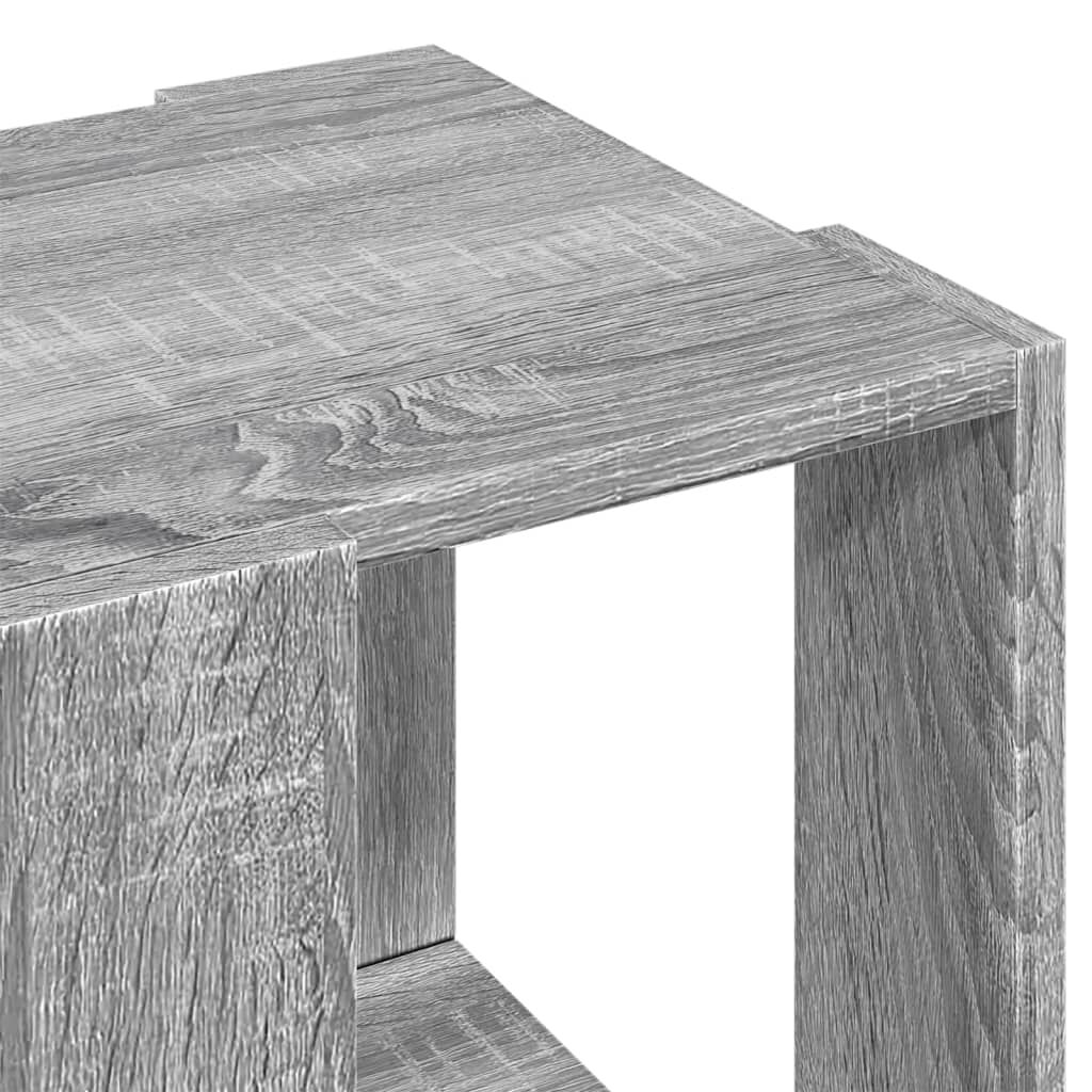 vidaXL Τραπεζάκι Σαλονιού Γκρι Sonoma 32x32x30 εκ. Επεξεργασμένο Ξύλο