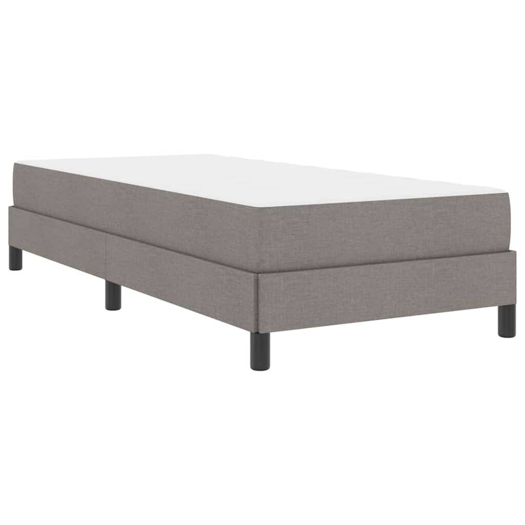 vidaXL Κρεβάτι με ελατήρια Άλλο Taupe 90 x 200 cm ύφασμα