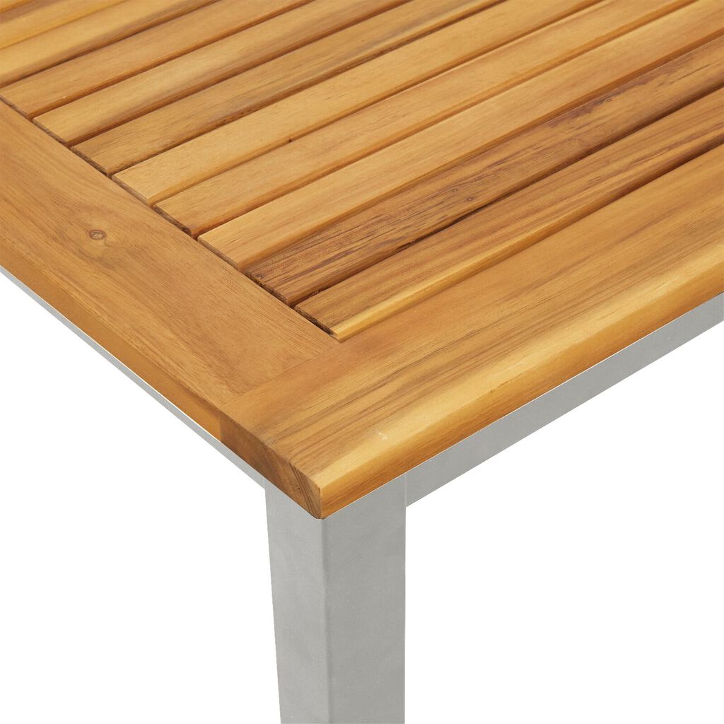 vidaXL Τραπέζι Κήπου 45x45x38 εκ. Συμπαγές Ξύλο Ακακίας