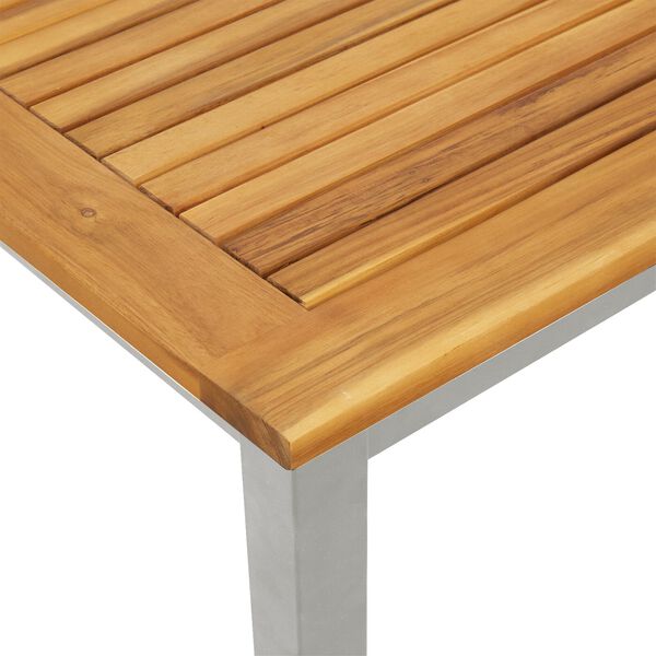 vidaXL Τραπέζι Κήπου 45x45x38 εκ. Συμπαγές Ξύλο Ακακίας
