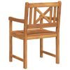 vidaXL Καρέκλα Κήπου 4 pcs Καφέ 56 x 56 x 90 εκ. Μασίφ ξύλο ακακίας