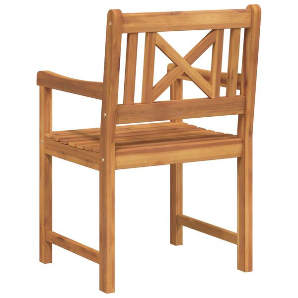 Καρέκλες vidaXL 4 τμχ 56x55.5x90 cm Σκληρό Ξύλο Ακακίας