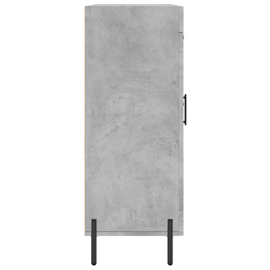 vidaXL Ντουλάπι Γκρι Σκυροδέματος 69,5x34x90 εκ. Επεξεργασμένο Ξύλο