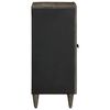 vidaXL Sideboard ανοιχτό γκρι 60x33,5x75 cm μασίφ ξύλο Mango