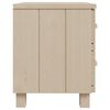 vidaXL Κομοδίνο HAMAR Καφέ Μελί 40 x 35 x 44,5 εκ. Μασίφ Ξύλο Πεύκου