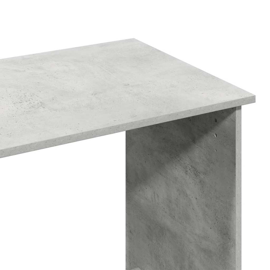 vidaXL Γραφείο Γκρι του Σκυροδέματος 80 x 40 x 75 εκ. από Μοριοσανίδα