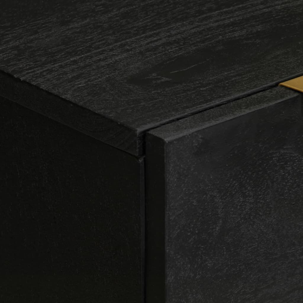 vidaXL Μπουφές Μαύρος 60x33x75 εκ. από Επεξεργασμένο Ξύλο