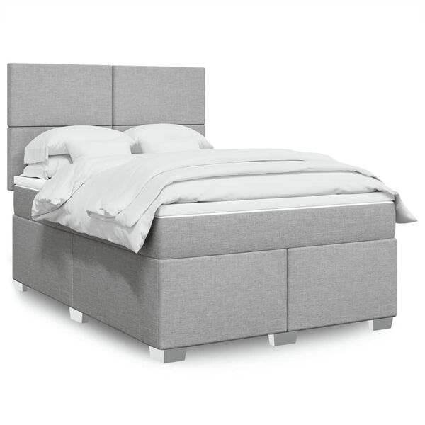 vidaXL &Kappa;&rho;&epsilon;&beta;ά&tau;&iota; Boxspring &mu;&epsilon; &Sigma;&tau;&rho;ώ&mu;&alpha; &Alpha;&nu;. &Pi;&rho;ά&sigma;&iota;&nu;&omicron; 160x200&epsilon;&kappa; &Upsilon;&phi;&alpha;&sigma;&mu;ά&tau;&iota;&nu;&omicron;