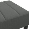vidaXL Υποπόδιο Σκούρο Γκρι 77x55x31 εκ. Υφασμάτινο