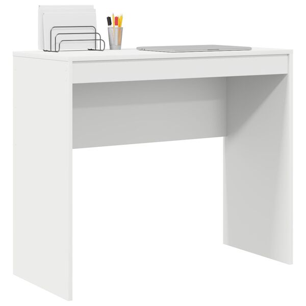 vidaXL Γραφείο Λευκό 90 x 40 x 76 εκ. Επεξεργασμένο ξύλο