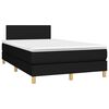 vidaXL &Kappa;&rho;&epsilon;&beta;ά&tau;&iota; Boxspring &mu;&epsilon; &Sigma;&tau;&rho;ώ&mu;&alpha; & LED &Mu;&alpha;ύ&rho;&omicron; 120x200 &epsilon;&kappa;. &Upsilon;&phi;&alpha;&sigma;&mu;ά&tau;&iota;&nu;&omicron;