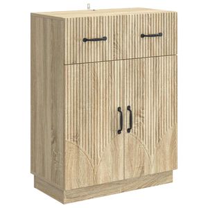 vidaXL &Pi;&lambda;&alpha;ϊ&nu;ό &gamma;&rho;&alpha;&phi;&epsilon;ί&omicron; &mu;&epsilon; &sigma;&upsilon;&rho;&tau;ά&rho;&iota; Sonoma &Delta;&rho;&upsilon;&sigmaf; 66 x 34,5 x 87 &epsilon;&kappa;.