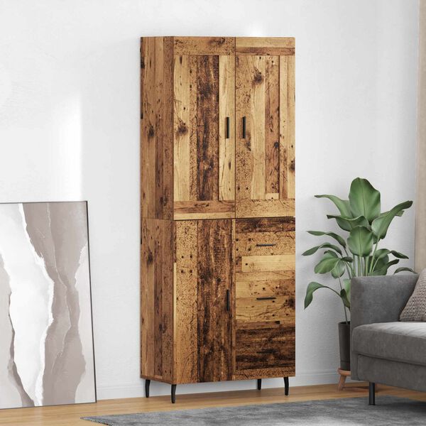 vidaXL Highboard &mu;&epsilon; &sigma;&upsilon;&rho;&tau;ά&rho;&iota; 2 pcs &Pi;&alpha;&lambda;&iota;ό &xi;ύ&lambda;&omicron; &Epsilon;&pi;&epsilon;&xi;&epsilon;&rho;&gamma;&alpha;&sigma;&mu;έ&nu;&omicron; &xi;ύ&lambda;&omicron;
