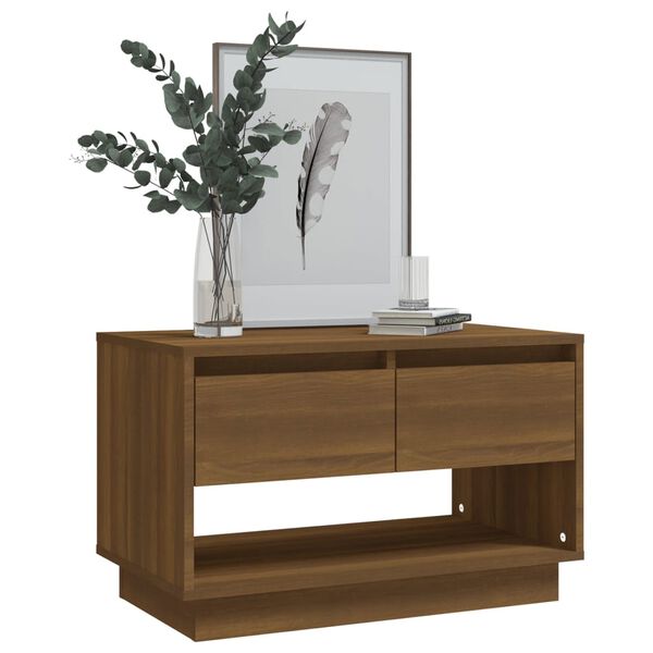 vidaXL Έπιπλο Τηλεόρασης Καφέ Δρυς 70x41x44 εκ. Επεξεργασμένο Ξύλο