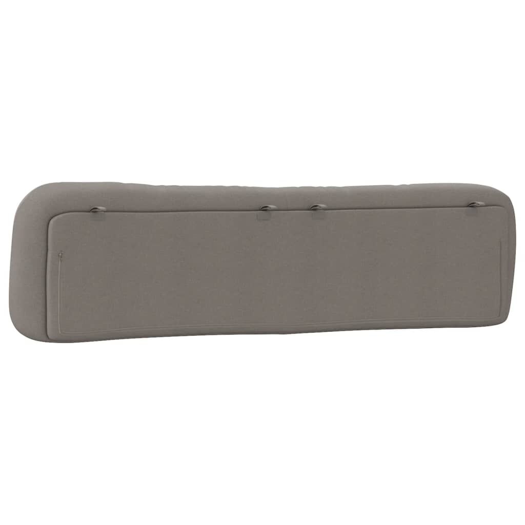vidaXL Μαξιλάρι για Κεφαλάρι Taupe 200 εκ. Υφασμάτινο