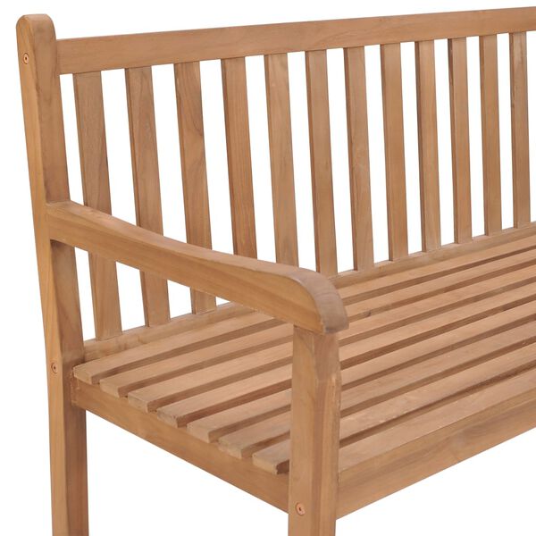 vidaXL Παγκάκι Γωνιακό Κήπου 185 x 185 x 90 εκ. από Μασίφ Ξύλο Teak