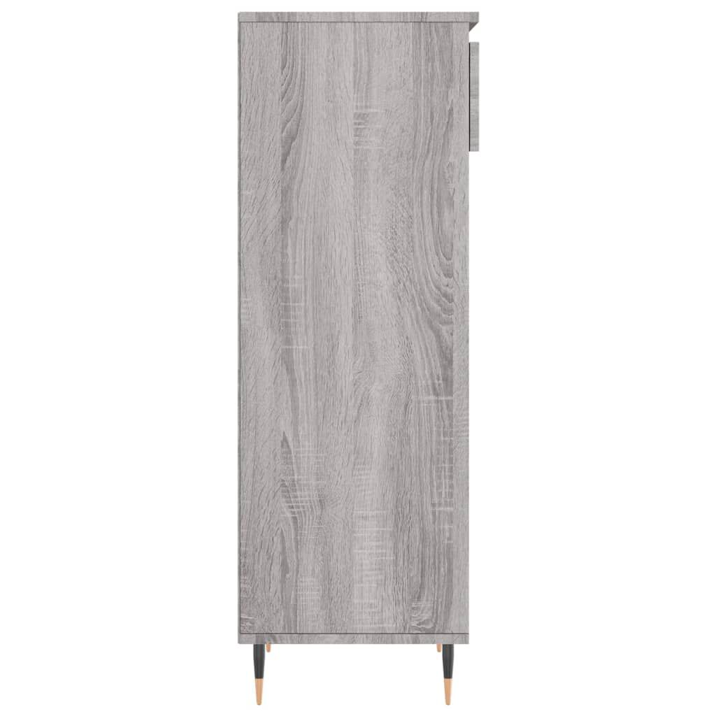 vidaXL Παπουτσοθήκη Γκρι Sonoma 40x36x105 εκ. από Επεξεργασμένο Ξύλο