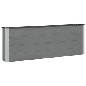 vidaXL &Upsilon;&pi;&epsilon;&rho;&upsilon;&psi;&omega;&mu;έ&nu;&eta; &Zeta;&alpha;&rho;&nu;&tau;&iota;&nu;&iota;έ&rho;&alpha; &Gamma;&kappa;&rho;&iota; 200 x 30 x 72 &epsilon;&kappa; WPC &kappa;&alpha;&iota; &Alpha;&lambda;&omicron;&upsilon;&mu;ί&nu;&iota;&omicron;