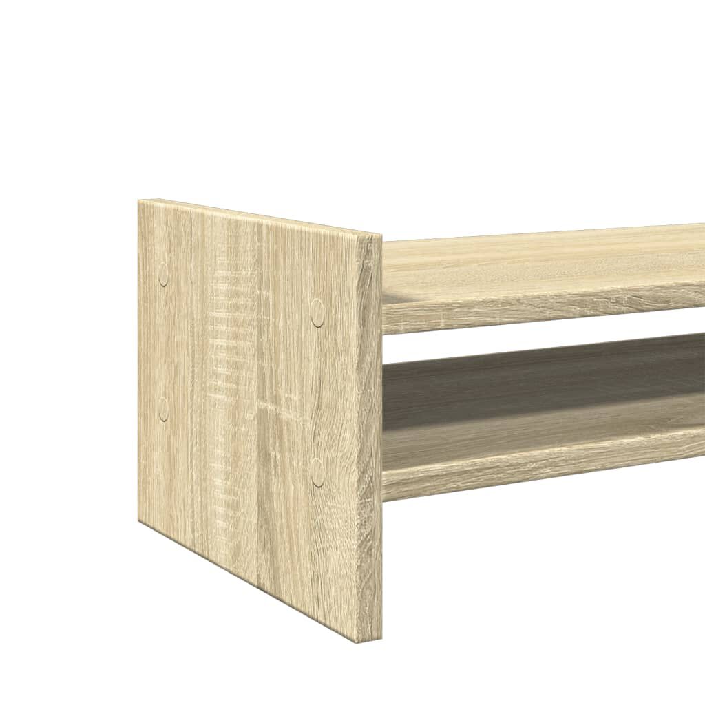 vidaXL Βάση Οθόνης Sonoma Δρυς 100x27x20 εκ. από Επεξ. Ξύλο