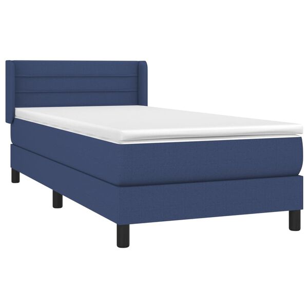 vidaXL &Kappa;&rho;&epsilon;&beta;ά&tau;&iota; Boxspring &mu;&epsilon; &Sigma;&tau;&rho;ώ&mu;&alpha; &Mu;&pi;&lambda;&epsilon; 90x200 &epsilon;&kappa;.&Upsilon;&phi;&alpha;&sigma;&mu;ά&tau;&iota;&nu;&omicron;