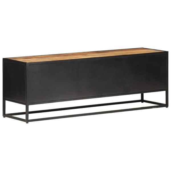 vidaXL Έπιπλο Τηλεόρασης 120x30x40 εκ. Ξύλο Μάνγκο/Φυσικό Ζαχαροκάλαμο