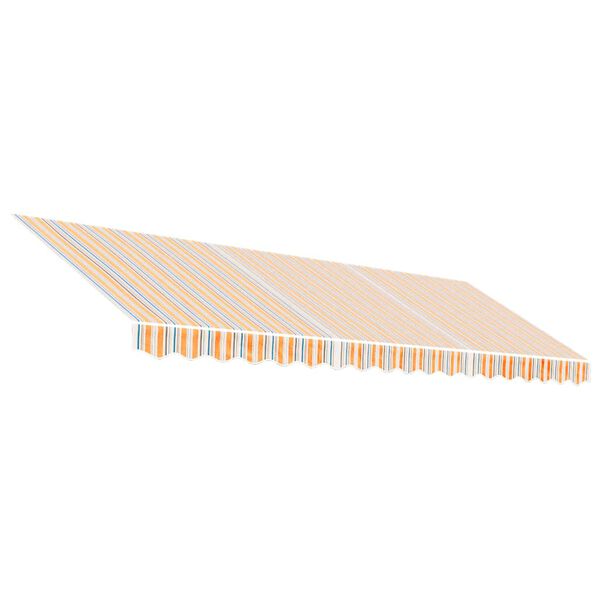 vidaXL Τεντόπανο Ανταλλακτικό Ριγέ Πολύχρωμο 4,5x3 μ.
