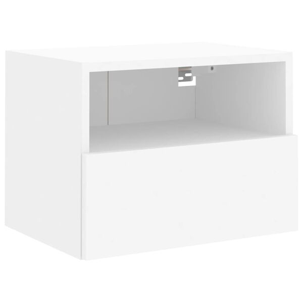 vidaXL Έπιπλα Τοίχου Τηλεόρασης 2 τεμ. Λευκά 40x30x30 εκ. Επεξ. Ξύλο
