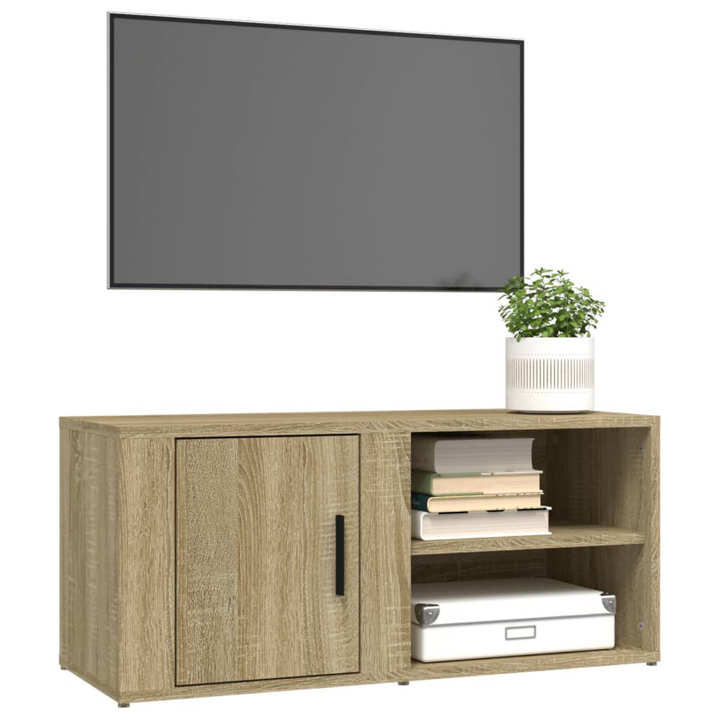 vidaXL Έπιπλα Τηλεόρασης 2 τεμ. Sonoma Δρυς 80x31,5x36 εκ. Επεξ. Ξύλο