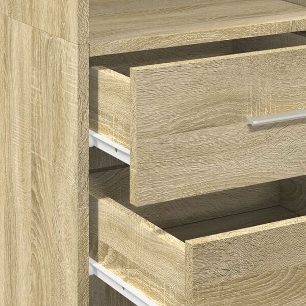 vidaXL Ντουλάπι Sonoma Δρυς 40x42,5x185 εκ. από Επεξεργασμένο Ξύλο