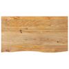 vidaXL Επιφάνεια Τραπεζιού 120x60x2,5 εκ. Live Edge Μασίφ Ξύλο Μάνγκο