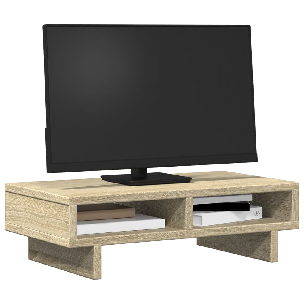 vidaXL Βάση Οθόνης Sonoma Δρυς 50x27x15 εκ. από Επεξεργασμένο Ξύλο