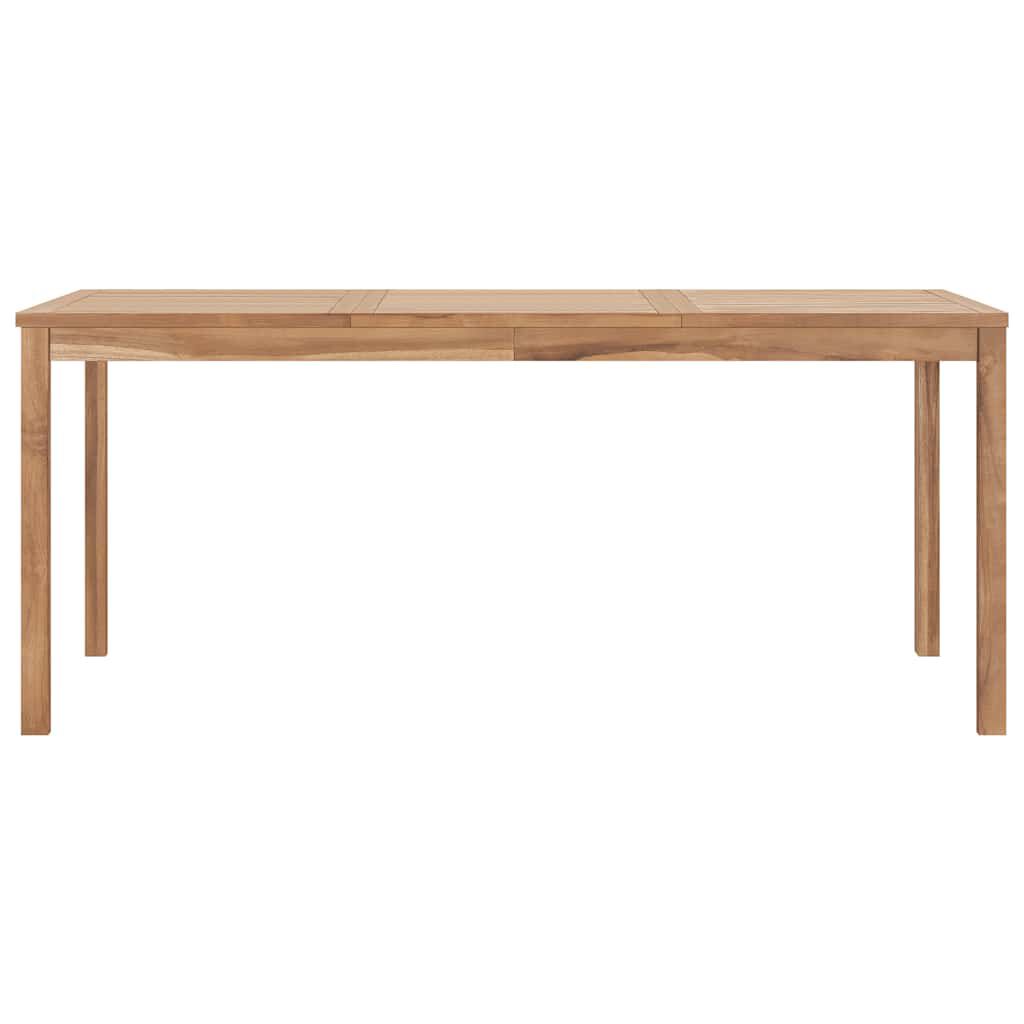 vidaXL Τραπεζαρία Κήπου 180 x 90 x 77 εκ. από Μασίφ Ξύλο Teak