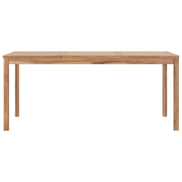 vidaXL Τραπεζαρία Κήπου 180 x 90 x 77 εκ. από Μασίφ Ξύλο Teak