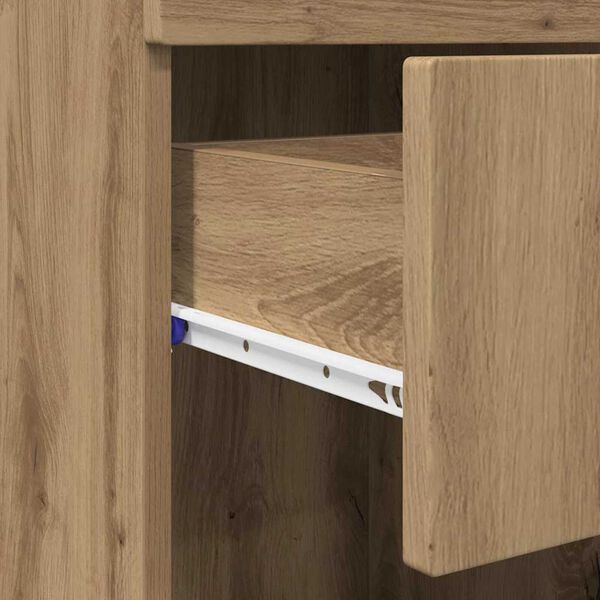 vidaXL Ντουλάπι Μπάνιου με αποθήκευση artisan δρυς 37 x 31.5 x 82 εκ