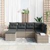 vidaXL Σετ Καναπέ Κήπου 6 pcs Ανοιχτό γκρι 264 x 154 x 85 εκ.