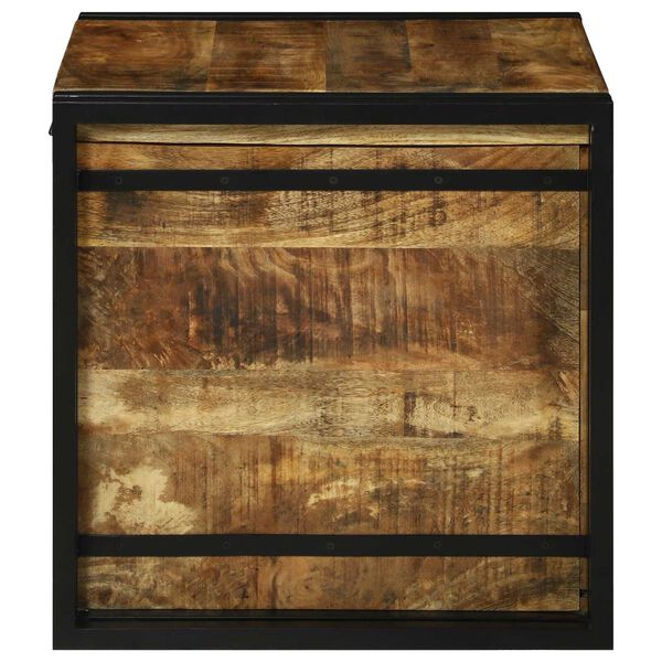 vidaXL Κουτί αποθήκευσης 50 x 50 x 50 cm ακατέργαστο ξύλο μάνγκο