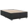 vidaXL Κρεβάτι Boxspring με Στρώμα Μαύρο 160x200εκ.από Συνθετικό Δέρμα