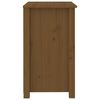 vidaXL Κομοδίνο Καφέ Μελί 50 x 35 x 61,5 εκ. από Μασίφ Ξύλο Πεύκου