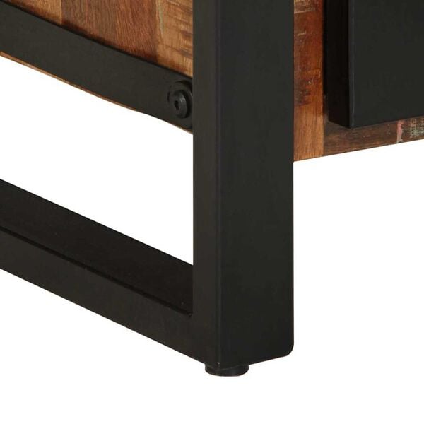 vidaXL Ντουλάπα Μπάνιου Καφέ 55 x 35 x 60 εκ. Μασίφ ανακυκλωμένο ξύλο