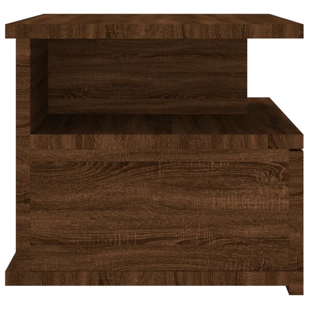 vidaXL Κομοδίνα Κρεμαστά 2 τεμ. Καφέ Δρυς 40x31x27 εκ. Επεξεργ. Ξύλο